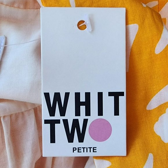 NWT Anthropologie Whit Two Petite Helenium Cut Out Midi Floral Dress Womens 2P - Picture 12 of 12